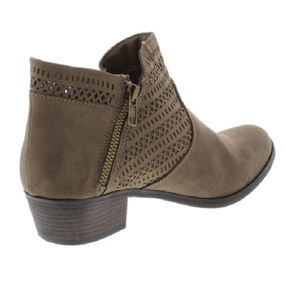 Women's Ankle Booties, Faux Suede Abby Style - Picture 2 of 3